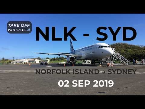 Take Off With Pete | NZ763 | Norfolk Island to Sydney | Airbus A320