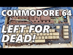 Commodore 64 left outside for over a decade! Could it still work??