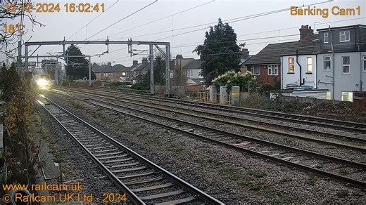 46K views · 419 reactions | Barking Riverside saw its first visit from a DMU today in the guise of a Network RaiL Class 153376 working 2Q51 Ferme Park Recp Sidings to Ferme Park Recp Sidings. Seen here on the return from Riverside passing our Barking Cams | Railcam | Facebook