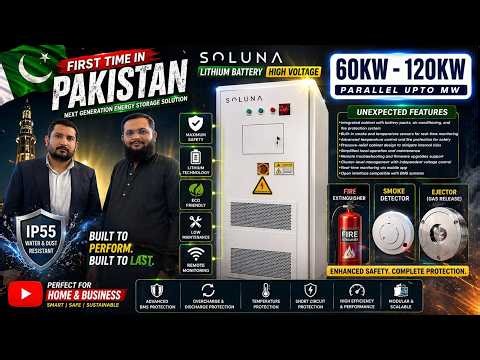 First Time in Pakistan 🇵🇰 | Inside Soluna HV Battery System | Features, Safety & Scalability