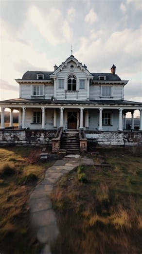 🏚️ The Forgotten House 🕰️ This house once belonged to the Whitmore family in the early 1900s. James Whitmore, a wealthy farmer and landowner, built it in 1912 as a symbol of prosperity. With its wide porch and tall windows, it was the pride of the valley—a gathering place for neighbors during harvest festivals and Sunday dinners. But prosperity is fragile. After the Great Depression struck in the 1930s, James lost most of his land and fortune. The family tried to hold on, but debts grew heavy,