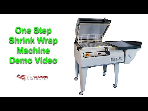One Step Shrink Wrap Machine Demo