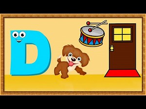 Kids Learning | Words From Letter D | Words Start With Letter D | Kids Vocabulary Words