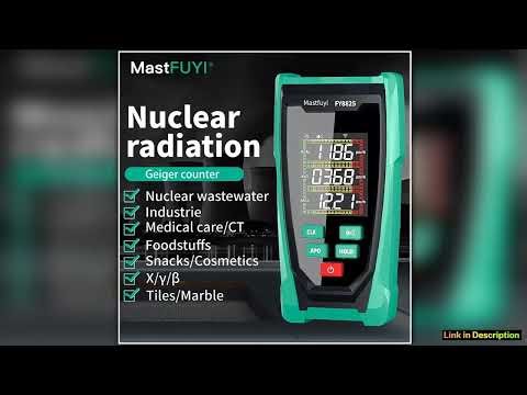 MASTFUYI FY8825 Geiger Counter Nuclear Radiation Detector Xray Beta Gamma Detector Geiger Counter D