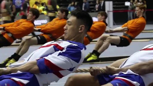 More than 1,000 athletes compete in World Indoor Tug-of-War Championships in Taiwan