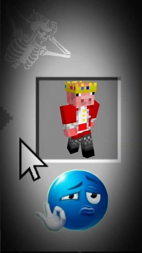 mincraft crafting Technoblade skin moment....❤#youtubeshorts #shorts #trending #minecraft