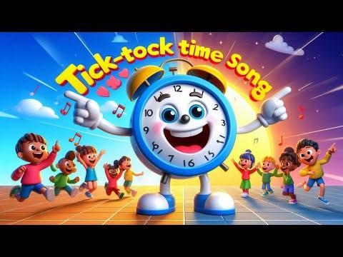 Tick-Tock Time Song ⏰ | Fun Daily Routine Rhyme for Kids