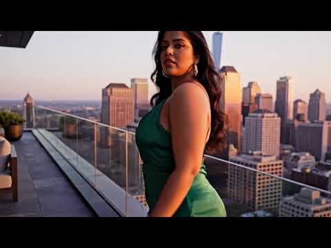 Curvy plus model beautiful girl