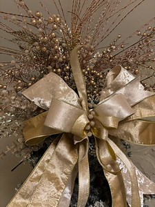 Gold Christmas Tree Topper Kit: Holiday Decor - Etsy Australia