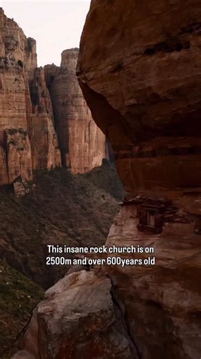 12K views · 100 reactions | Craziest church ever? ⛪ High above the...