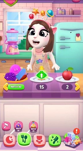🔥My talking Angela 2❤Gameplay #mytalkingangela2 #cat #shorts #gaming #trending
