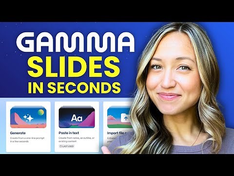 The BEST AI Presentation Maker | Gamma App Tutorial 2026 (step by step)