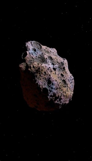 Blender procedural asteroid with GN #blendertutorial #animation#shorts