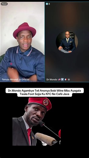 Dr.Mondo Agambye Teli Anonya Bobi Wine Mbu Ayagala Twala Foot Sojja Ku KFC Ne Café Java #entertainmentupdates #fille #foryourpage #ugandaelection2026 #bobiwine