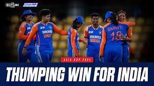 1.3K reactions · 10 comments | All-round bowling effort led by Deepti Sharma and then a whirlwind opening stand between Smriti Mandhana and Shafali Verma helped India thump Pakistan by seven wickets in their Women's Asia Cup 2024 opener. Vaishali Bhutda with the review of #indvspak on Swara presents The Outside View powered by Solis. #womensasiacup2024 #asiacup2024 | Women’s CricZone | Facebook