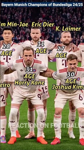 FC Bayern Munich Squad Champions of Bundesliga 2024/2025 😍 Bayern Munich Team Players Current Age 👆