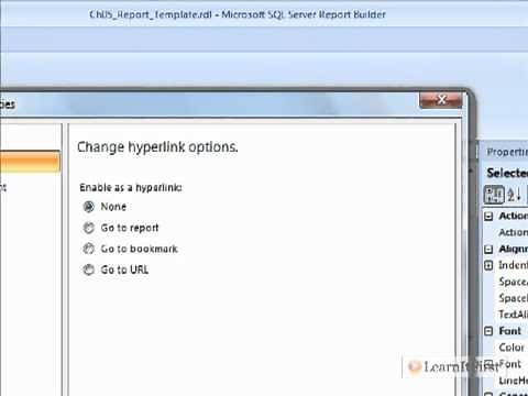 SQL Server 2008/R2 Reporting Services Actions: URLs and Hyperlinks