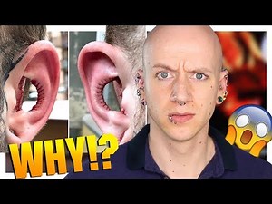 Reacting To Full Conch Removal | Extreme Body Modifications | Roly Reacts