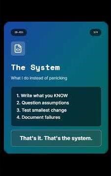 Junior Devs: You're Debugging WRONG (I've Been a Senior for 25 Years) #100daysofcode #learntocode