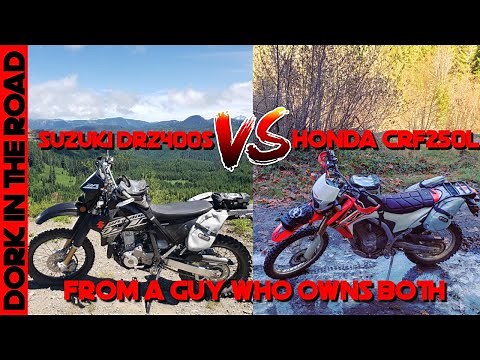 Suzuki DRZ400S vs Honda CRF250L: Which is the Best Dual Sport Motorcycle? (From a Guy Who Owns Both)