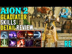AION 2 Gladiator Skills Review and Gameplay