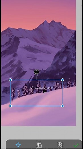 Part 103| Drawing Aesthetic Snowy Mountain #ibispaintx #painting #digitalart #tutorial #foryou #fyp
