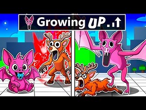 Growing Up as THE BAT MONSTER in Roblox Strongest Battlegrounds!