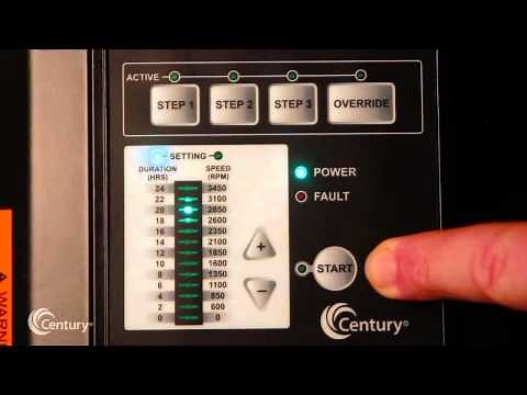 Century VGreen 165 Variable Speed Pump Motor - Instructional