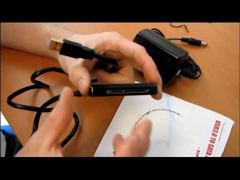 Unitek USB3.0.to SATA Adapter Cable With Power Brick Unboxing & First Look Linus Tech Tips