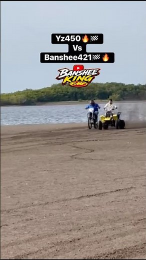 421 Stroker Banshee vs YZ450 FULL SEND RACE! 🏁 #yz450 #banshee421 #dirtbikelife