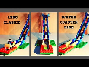 FUN WITH LEGOS: How to build a Water Coaster Ride using Lego Classic | MOC
