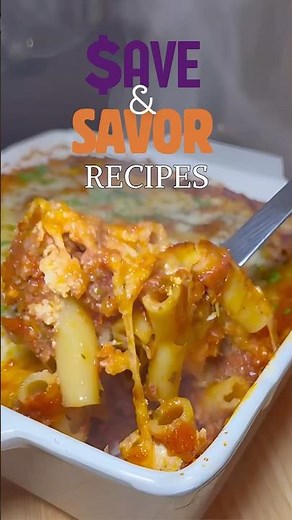 Baked Ziti Recipe | Save & Savor | Chef Jolie