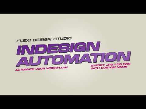 InDesign Auto Export JPG/PNG 🔥 File Names from Text Frames (Script)