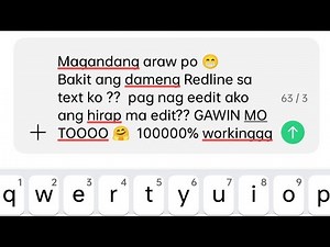 Paano alisin ang RED UNDERLINE sa Text Message or Messenger ! 2021 Tricks | 10000% Working 🙂