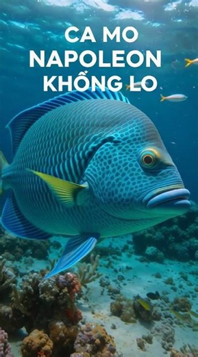 Cá mó đầu gù Napoleon Wrasse Cheilinus undulatus