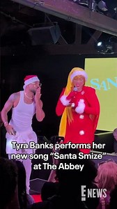 Tyra Banks is smizing into the holidays with her new song "Santa Smize."🎅