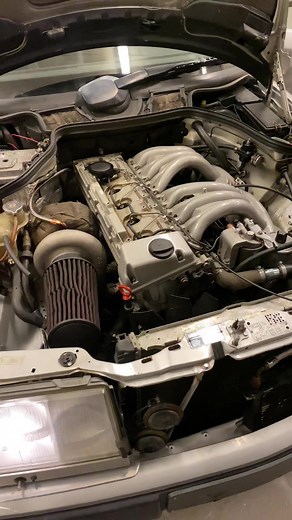 OM606 Superturbo Startup: High Power Mercedes W124