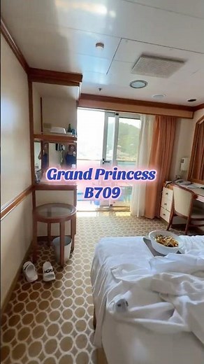 Grand Princess B709 Princess Cruises Balcony Cabin Tour