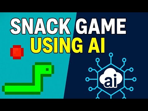 Snack Game in Minutes with AI! 🍕💻
