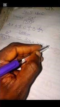 2007 waec solve in seconds amazingly with my trick