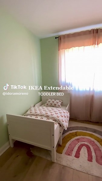 IKEA Extendable Toddler Bed with Sundvik Design