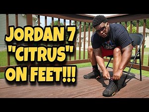JORDAN 7 CITRUS 2022 ON FEET REVIEW!!!