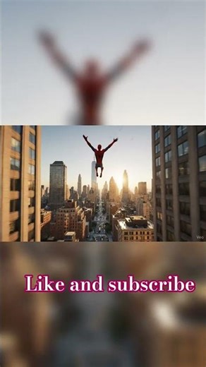 Spider-Man Saves Train from Massive Crash | Epic Superhero Rescue Scene#trending #ytshorts