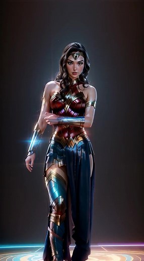 Wonder Woman AI Generated Animation by 5km Team