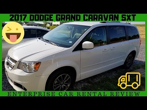 Dodge Grand Caravan SXT 2017 Enterprise Rental Van Car Review + Features