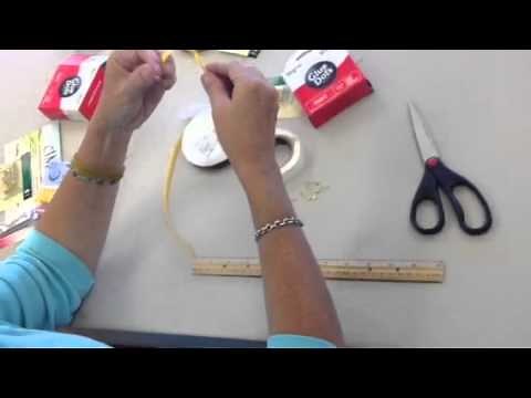 How to make your own awareness ribbons