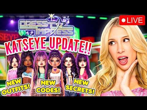 😱 KATSEYE x DRESS TO IMPRESS.. *NEW CODE, SECRETS, AND MORE*