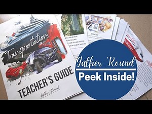 Gather 'Round Homeschool | TRANSPORTATION Unit Study | Homeschool Curriculum Flip Through + Plans