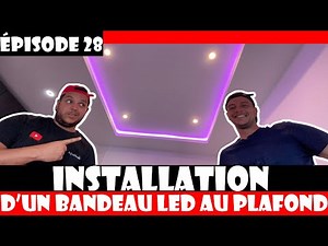 Rénovation d’appartements - Ep 28: On installe un BANDEAU LED dans un plafond décaisser🔥#renovation