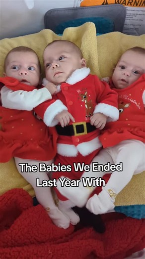 WC Family on Instagram: "All we did was blink 😭 #triplets #toddlers #babies #dontgrowup #thenandnow"